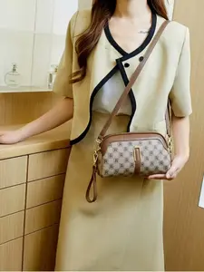 New Fashion Print Versatile Casual Shoulder Crossbody Small Bag Coin Purse, Stylish and Practical, Perfect for Everyday Use, Casual Crossbody Bags, Fashionable Bags
