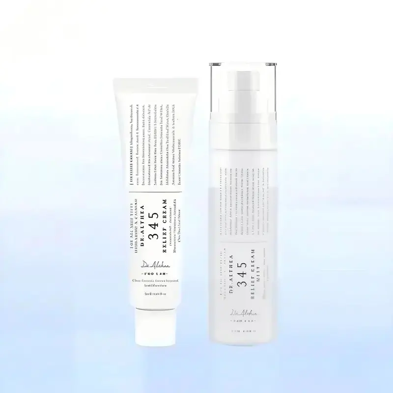 Dr.Althea Official 345 Relief Cream & Mist Duo - Soothing Cream for Deep Hydration and Moisture Balance, Dual-Layer Cream Mist to Lock In Moisture