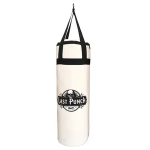 Last Punch Canvas Training & Fitness Pro Boxing Punching Bag with Straps