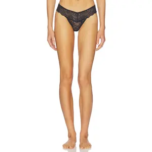 eberjey Lara Thong in Black