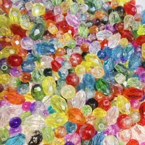 500pcs Glass Beads Assortment, Various Sizes and Colors, Perfect for DIY Jewelry Making, Bracelets, Necklaces, Earrings, Handmade Crafts