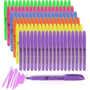 Highlighters Bulk Pack, 108 Count, Assorted Colors, Chisel Tip, suitable for Adults Highlighting Planner Notes, Office School Supplies