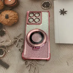 Light Luxury Anti-Drop | Compatible with MOTO Edge/G All Series Business Phone Case | Four-Corner Protection + Electroplated Flash Card Slot + CD Pattern Kickstand | Six Dopamine Color Options Available