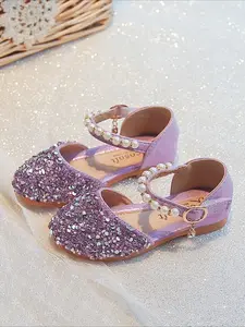 Children's Comfortable, Sweet, and Elegant Princess Shoes Daily Breathable Comfort Soft-Sole Shoes
