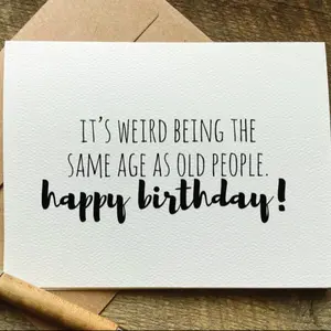 Hilarious Age-Defying Birthday Card, Funny Card, Fun Party Cards for 50th 60th 70th Celebrations, Perfect Gift for Friends and Family