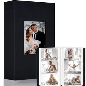 Large Capacity Hard Cover Wedding Album, Themed Photo Book, Decor, 4x6 Photos, 300 Sheets, Memory Book, Perfect for Family, Baby, Travel, Anniversary, Wedding, Engagement, Gifts, Vintage Picture