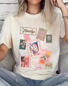 Stamps shirt Dolly Parton Shirt on Tshirt Queen of Hearts