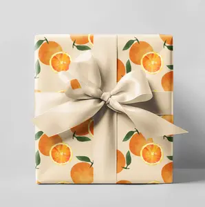 Oranges Wrapping Paper Roll
