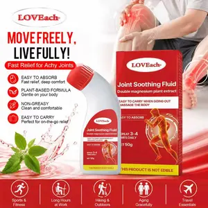 Joint Soothing Liquid 50g Body Care Product with 11 Natural Plant Ingredients & Magnesium Mild Non-Irritating Suitable for discomfort in the back neck hands shoulders feet knees Helps relieve muscle tension and soreness after exercise carry-on
