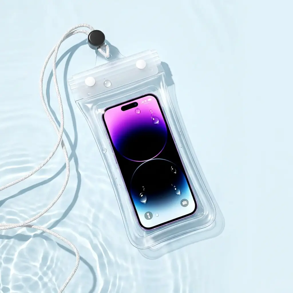 2026 New Waterproof Phone Pouch,  Clear Waterproof Cell Phone Case with Lanyard for iPhone 15/14/13 Pro Max/Plus and Galaxy S22/S23, Fits Phones up to 7 Inches, Essential Waterproof Dry Bags for Outdoor Beach Swimming Diving, Boating Accessories