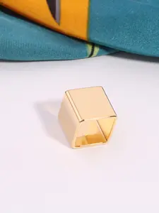 New Simple Fashion Square Scarf Clip, Trendy Shawl Clip, Small Scarf Clip, Scarf Ring Holder, Accessory for Scarves and Shaws
