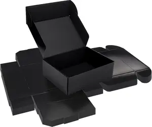12x9x4 Black Shipping Boxes 20 Pack, Large Cardboard Mailer Boxes for Small Business Shipping Packaging