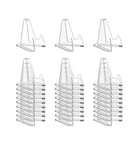 Clear Acrylic Card Display Stands, Single Count (Buy 5, Get 1 FREE)