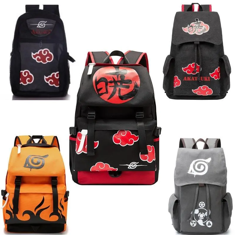 Popular Anime Pattern Print Backpack Large Capacity Casual Rucksack Fashion Streetwear Shoulder Bag Portable Outdoor Travel Daypack Multiple Trendy Designs