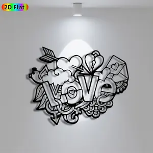 1pc Romantic Love Heart & Arrow Metal Wall Art, Romantic Love Heart & Arrow Statue Mural, Iron Craft, Perfect for Bedroom, Boudoir, Love Alcove Decor, Intricate Craftsmanship, Artistic Metalwork, Valentine's Decor, Ideal Gift for Love Enthusiasts
