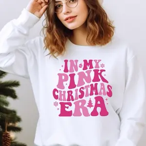 Pink Christmas Era Sweater