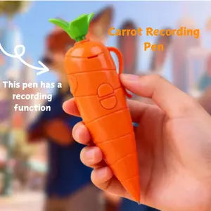 Animation Zootopia 2 Judy Rabbit Police Officer Nick Carrot Recorder Props Can Write And Record Cute Toy Gift For Student