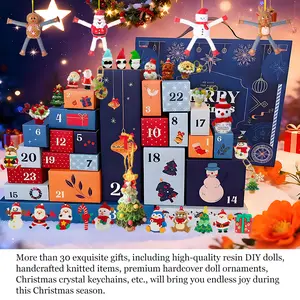 Christmas Advent Calendar 2025,Santa Gift Decor Sets,Vacation Advent Calendar 24 Days,Mystery Box - Gift Idea - Holiday Present for Kids - Christmas Countdown Calendar. Xmas Gifts for Boys Girls Teens Adults