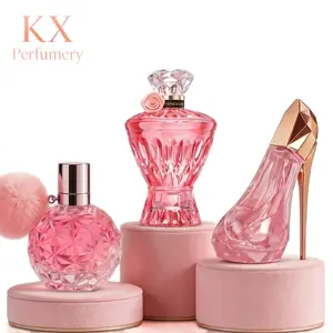 3-Pack Pink Perfume for Women | Long-Lasting Floral Fruity Woody Scent, 30ml+50ml+75ml Eau De Toilette, Elegant Crystal Bottle, Ideal Gift for Valentine’s Day Christmas New Year Dates Work summervibes,