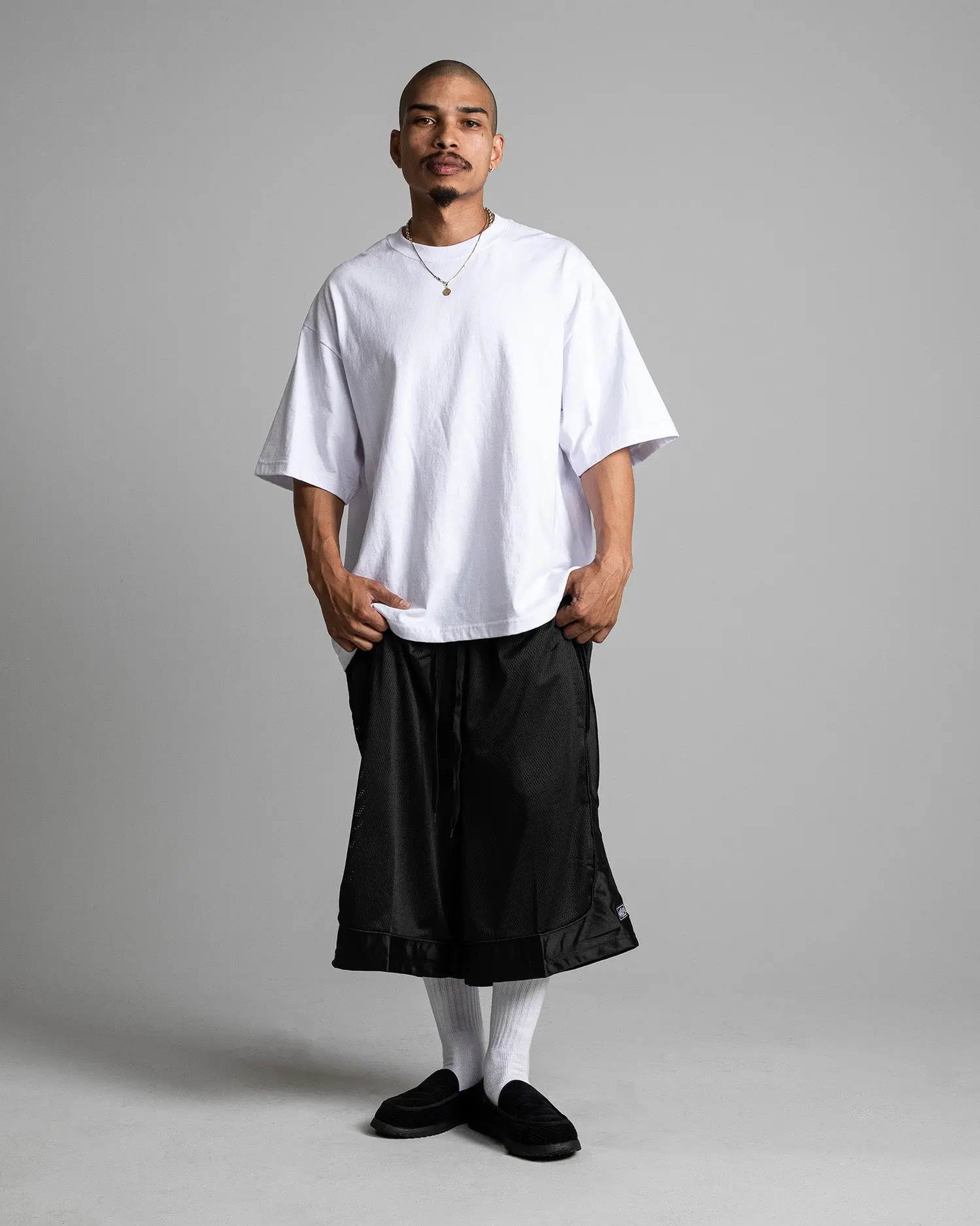 Long Mesh Shorts Breathable Athletic Bottoms