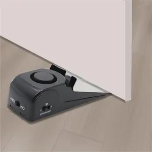 1count Hotel Door Obstruction Anti-Theft Alarm Adjustable Alarm Door Gap Alarm Door Stopper Alarm Household Door Stopper Alarm Personal Safety Alarm