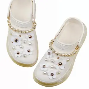 22pcs Cute Kawaii 2023 Trendy Flowers Rhinestone, Faux Pearls Letter PVC Soft Rubber Shoe Decoration, DIY Clogs Slippers for Crocs, Aesthetic Shoe Decoration Charms for Crocs, VALENTINE GIFT, GIFT FOT HER, GIFT FOR HIM, FAST SHIPPING, US SHIPPING jib bitz