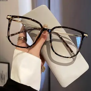 Y2K Retro Square Tortoise Shell Frame Glasses For Men And Women – Lightweight TR And Zinc Alloy Decorative Lens Design, Fashionable Unisex Eyewear For Work, Study, Travel, And Everyday Casual Outfits Vintage outdoor uv400 fall Small Oval Women's Glasses