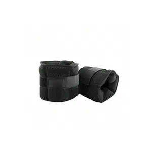 Pair of Adjustable Ankle/Wrist Weights Can Be Adjusted Weight Size - 2 x Weight Wraps Leg and Hand Weights For Walking Running Exercises, Adjustable Weights, 10-Pound Pair (20 lb total)