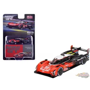 Mini GT True Scale Miniatures 1:64 Cadillac V-Series.R #311 Action Express Racing 2023 Le Mans 24 Hrs Diecast Model Car MGT00736 Collectible Die-cast Metal Body with Plastic Parts