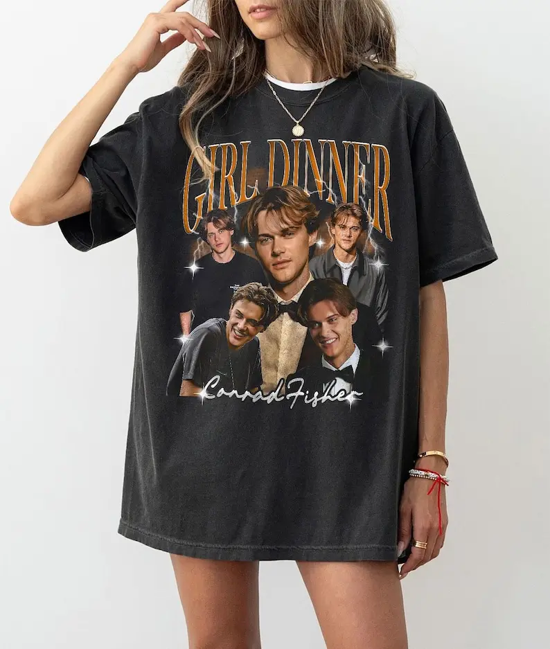 Comfort Colors® Vintage Conrad Fisher Girl's Dinner Shirt, Team Conrad The Summer I Turned Pretty Shirt, Retro Conrad Fisher Shirt, Summer Romance Shirt