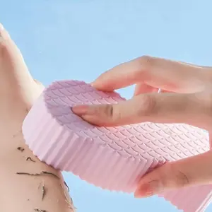 Super Soft Exfoliating Bath Sponge 3D Fish Scale Texture Design Gentle Painless Exfoliation for Women Body Scrub Sponge Shower Sponge Essential Bathing Accessory Bath Accessories Non Irritating for Baby Skin Bathroom Supplies Exfoliating Shower Scrubber