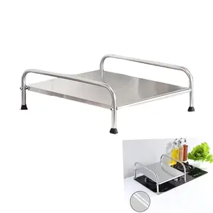 Stainless Steel Stove Cover with Non-Slip Feet & Handle Heavy Duty Space-Saving Multifunctional Lid for RV Stove Induction Cooktop Perfect Thanksgiving Christmas Gift