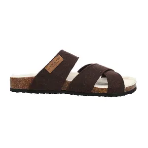 London Fog Mens Lfm Joe Cork Footbed Casual Sandals Casual - Brown