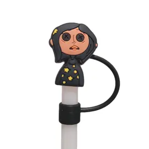 Coraline Straw Topper for Stanleys or Starbucks tumblers Coraline Straw Topper for Stanleys or Starbucks tumblers