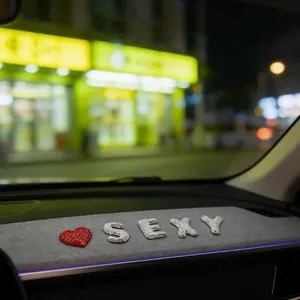 DIY Car Decals Letter Sticker Set, Decorative Vehicle Accessories, Easy Application & Durable Design, Perfect for Cars & Trucks, Car Interior Accessories Girls