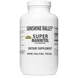 Sunshine Valley Super Mannitol Powder Dietary Supplement 16 oz Natural Healthcare Vitamin Form Us