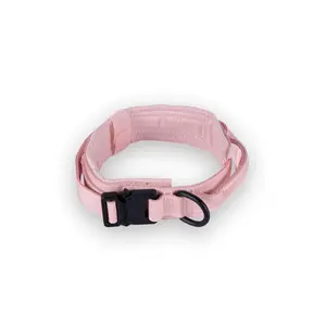 Tactical Nylon Dog Collar Dream Pink