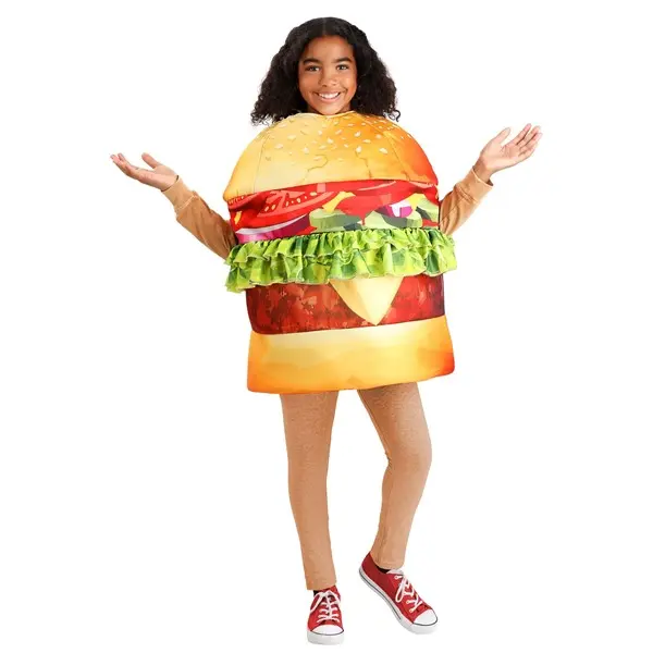 Kid's Deluxe Hamburger Costume