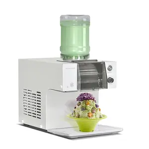 Kolice Automatic Electric Shaved Ice Machine, 110V 60Hz, Food Grade Stainless Steel Blade, High-Speed Motor, 260W, 120lbs Capacity for Snowflake Ice, Slushies & More