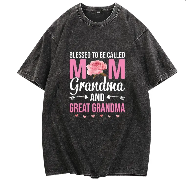 Washed T-shirt-black