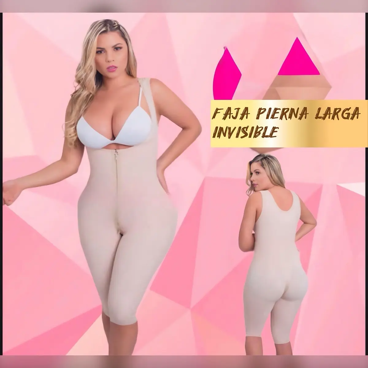 Faja Pescador Angel Shapewear 9301- for Women - Comfortable Bodywear for Compression and Support - Bodysuit, Womenswear