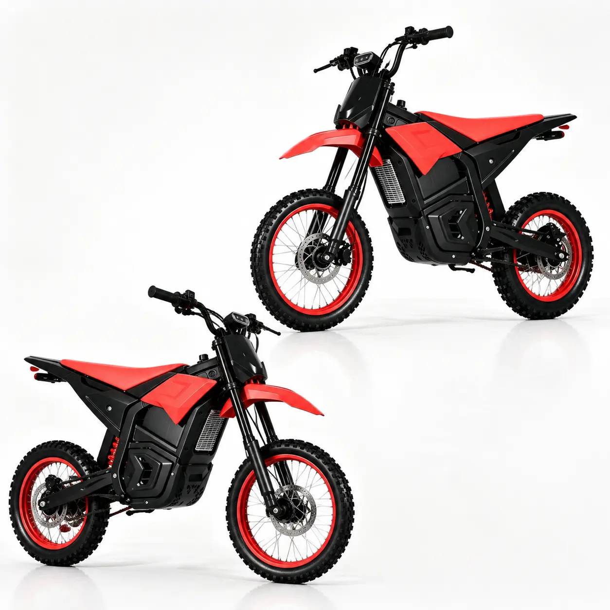 Q1  Electric Off-Road Bike for Teens & Adults - 4000W Peak Motor, 48V 30Ah Battery, 43.7MPH Top Speed, 55 Mi Range, 4 Speed Settings, 14"/12" Wheels, Ideal for Adventure Bikes Electric Off-Road Bike