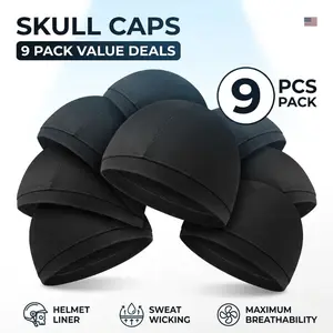 Ultimate Value 9 Pcs Camo Cooling Skull Cap Bundle | Lightweight Sweat Wicking Cycling Hat Unisex tiktokshopspringglowup