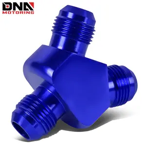 Male Flare Y-Block Adapter Coupler-2X 6AN ANodize Aluminum Fitting