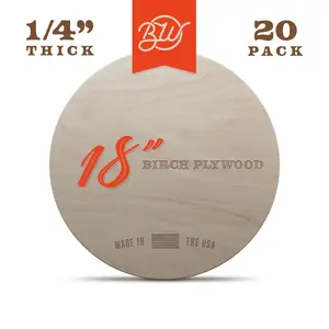 20 pack of 18inch BIRCH PLYWOOD ROUNDS 20 pack of 18inch BIRCH PLYWOOD ROUNDS