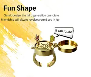 BFF good friends and besties matching rings SpongeBob and Patrick ins style couple rings