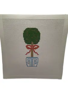 Topiary Needlepoint Canvas
