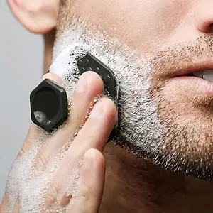 Soft Silicone Face Cleanser with Massage Brush, Gentle Manual Exfoliating Facial Cleansing Pad for Deep Skin Care