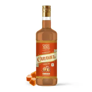 Sugar Free Caramel Syrup for Coffee - Keto Flavoring Syrups - Low Calorie Simple Syrup for Flavored Drinks – 25.4 Fluid Ounces