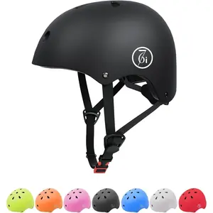Bike Helmet Skateboard Helmet for Adult Cycling Bicycle Scooter Helmets for Men Women Adjustable Roller Skate Helmet for Multi-Sport Bicycle